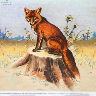 Schießsport Schießscheiben Waldtiere, 25 Stück