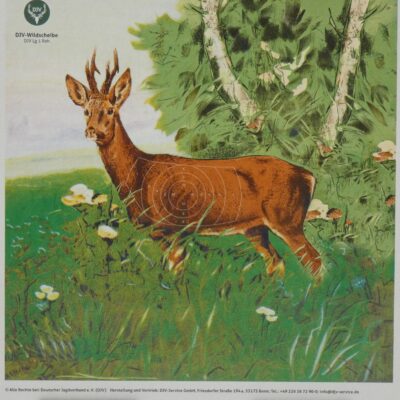 Schießsport Schießscheiben Waldtiere, 20 Stück