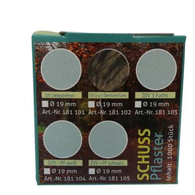 Schusspflaster Überlaufer/ Gams, 19mm